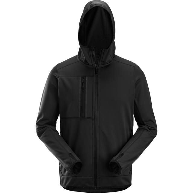 Snickers 8058 AllroundWork Full Zip Fleece Hoodie Black XS Colour: Bla