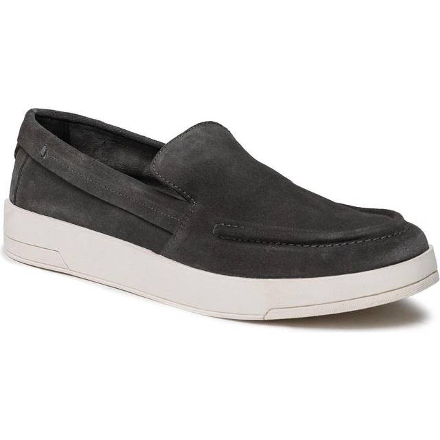 JACK & JONES Jfwmaccartney Suede Sn Loafer, Pirat svart, 43 EU