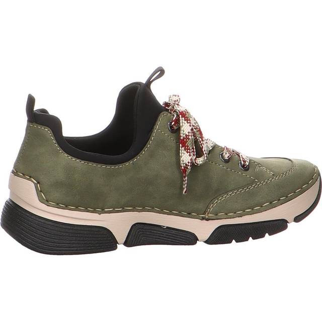 Rieker 45973 Dam Sneaker Toffel ,Grön,37 EU