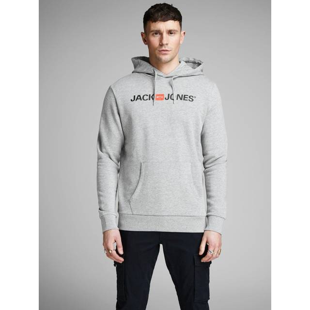 Hoodie Jack & Jones Corp old logo - Gris - 2XL