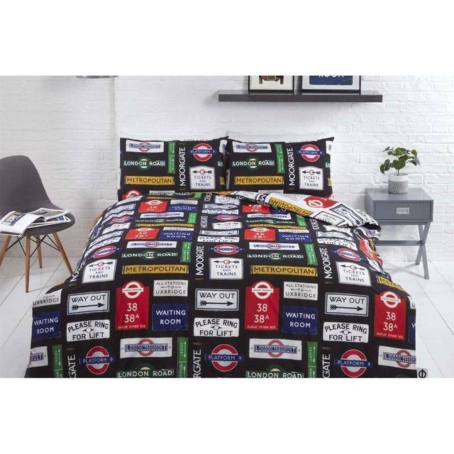 Rapport Home TFL Signs Double Multicolour Duvet Set