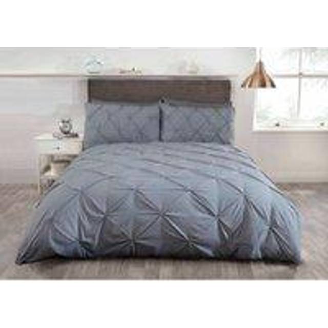 Rapport Home Double Balmoral Duvet Set - Silver, Silver