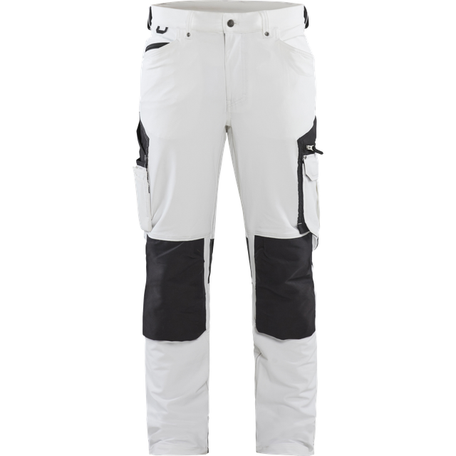Blaklader 4-way-Stretch Painters Trousers 10891645 White/Dark Grey 33R