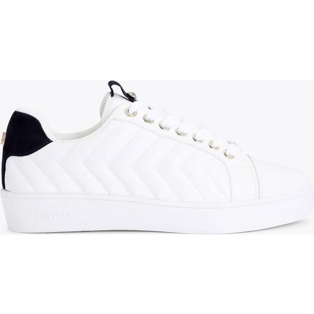 Carvela Joyful Quilted Trainers, White