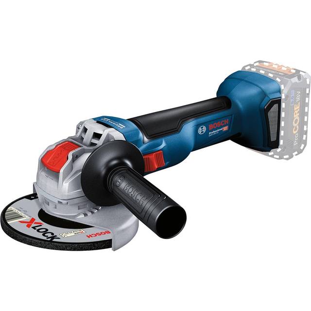 Gwx 18 V-10 125mm Brushless Cordless 18v x-lock Angle Grinder Bare Unit - Bosch