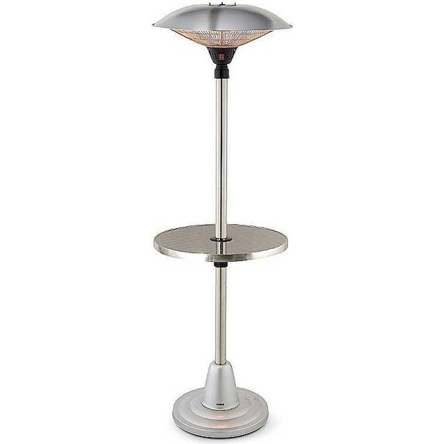 Tower T978521 Free Standing Patio Heater and Table, 2000W, Stainless Steel
