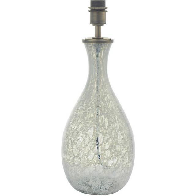 Merano Ortisei Artisan Glass and Brushed Bronze Plate Table Lamp - Brown - 20 x 20 x 50.8cm