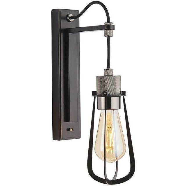 Alessandria Wall Lamp Black Chrome Plate Matt Black - Black Chrome Plate & Matt Black