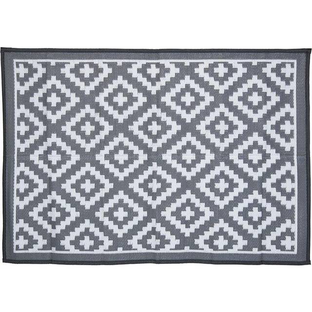 Charles Bentley Plastic Indoor/Outdoor Rug Medium - Grey, Grey