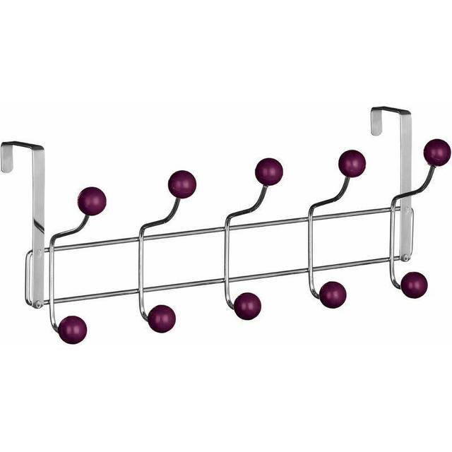 10 Hook Over Door Hanger - Purple