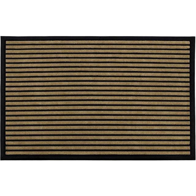 Vienna Rubber Backed Scraper Doormat 60x90cm Lines - Natural - 60cm x 90cm