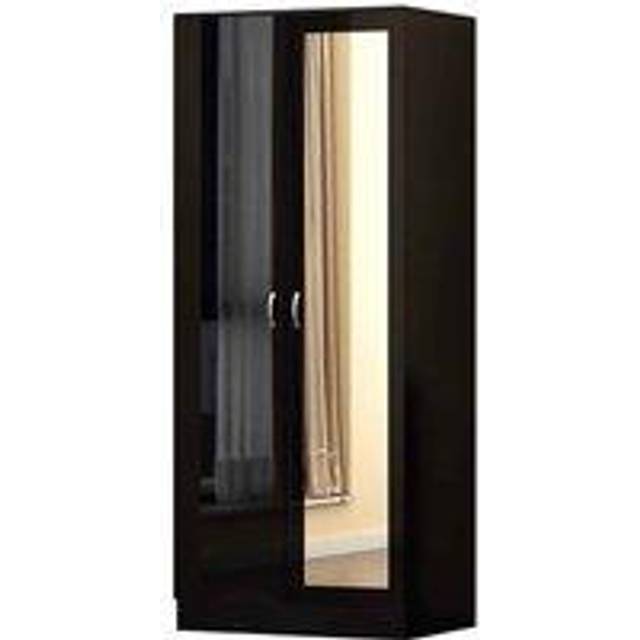 Chilton 2 Door Mirrored Wardrobe - White Gloss