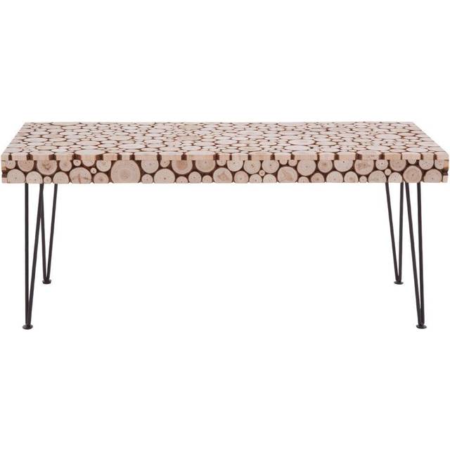 Interiors By Ph Wood Disc Coffee Table, Black