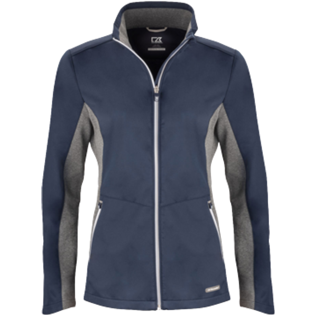 Cutter &amp; Buck Navigate Softshell Jacket Women 351459 Dark Navy M C
