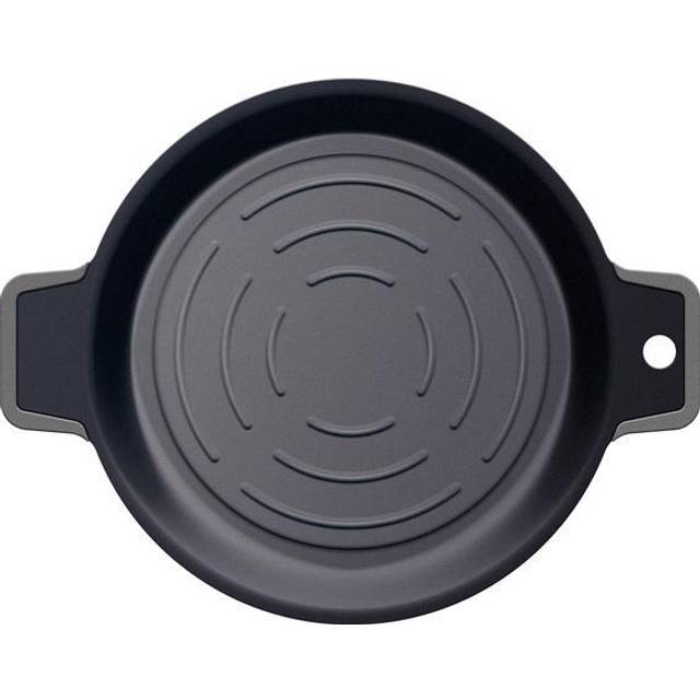 KitchenCraft Aluminium Microwave Browning Dish - Black