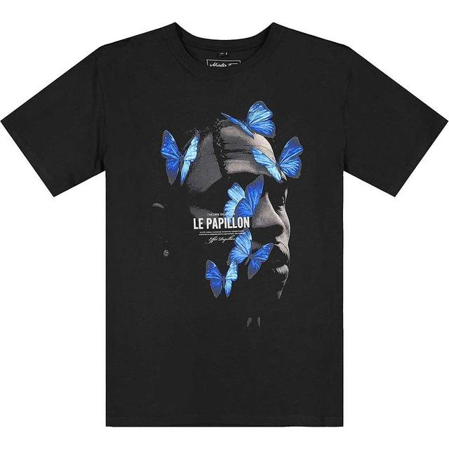 T-shirt Mister Tee Le Papillon Oversize - Noir - XL
