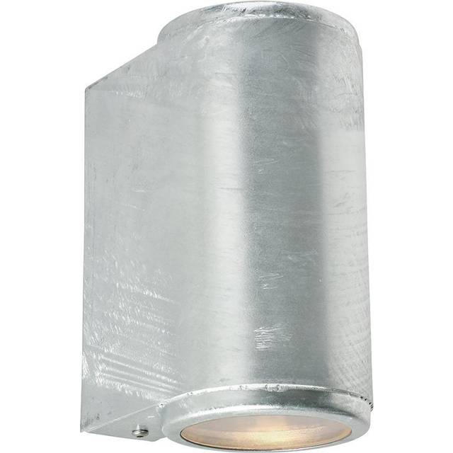Elstead Mandal Outdoor 2 Light Up, Down Wall Light Galvanized , IP44, GU10