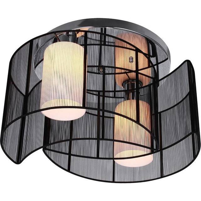 Ceiling Light Pendant Metal Black