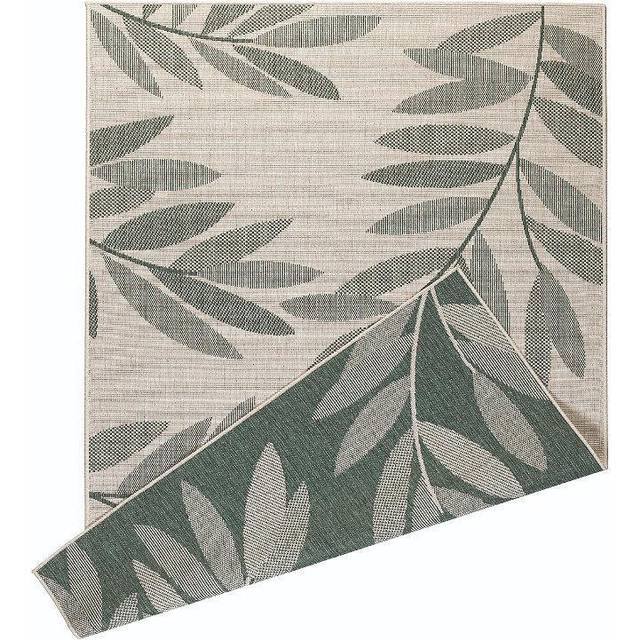 Duo Weave Indoor/Outdoor Rug Trailing Leaves Green 170 X 120Cm, Green