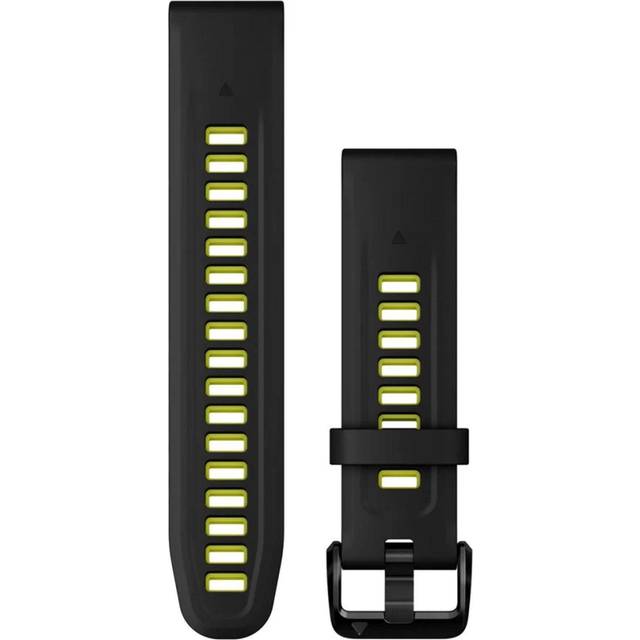 Garmin Epix 42-series 20mm QuickFit Black/Lime Silicone Band