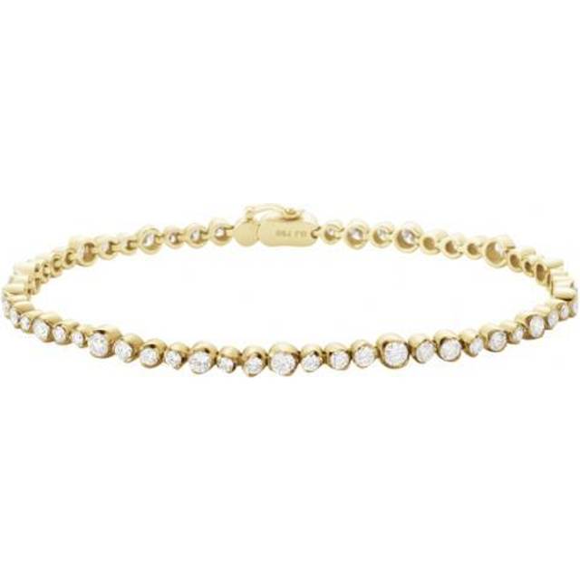Georg Jensen Signatur Diamond 18 kt. guld armbånd med brillanter