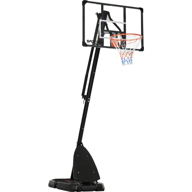 SPORTNOW Adjustable Basketball Hoop With Weighted Base - Wheels - 2.4-2.9m | TJ Hughes