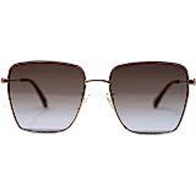 Moschino Pink Gradient Square Ladies Sunglasses MOS072/G/S 0DDB/QR 59 (Dimension: 5.0000x5.0000x3.0000 inches)