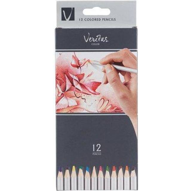 Christian Art Gifts Coloring Pencils Veritas 12/set