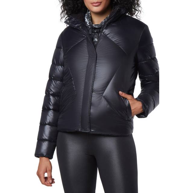 Andrew marc black puffer jacket online