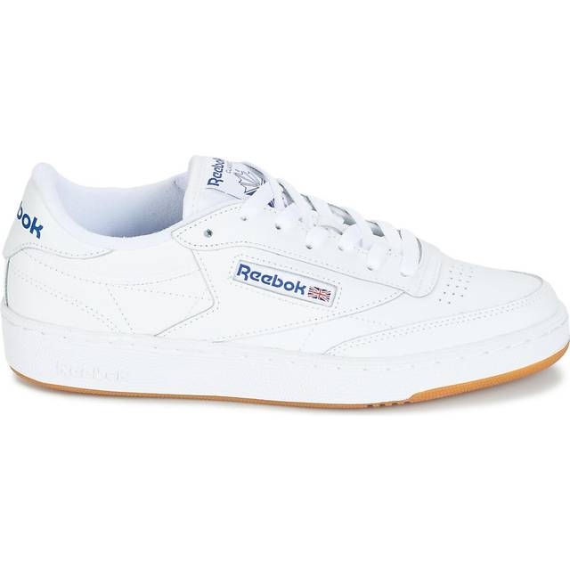 Reebok CLUB C 85 herr Sneaker, INT-WHITE/ROYAL-GUM, 34.5 EU