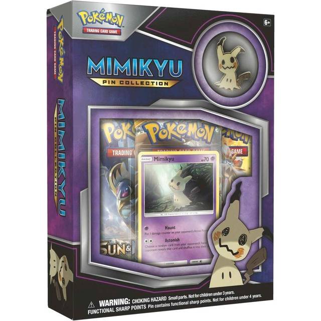 Pokemon TCG: Mimikyu Premium Collection Box Featuring A Special Mimikyu Pin