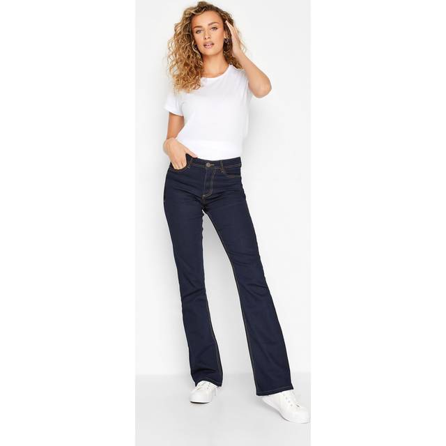 Lts Tall Indigo Blue Rae Stretch Bootcut Jeans Long > 8 Lts | Tall Women's Bootcut & Flared Jeans - Long 8