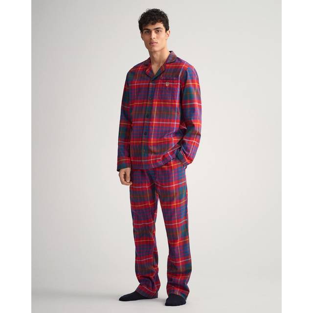 Flannel Pajama Set Gift Box, RUBY RED, XL