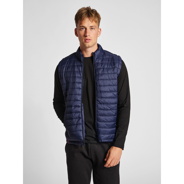 Sleeveless Puffer Jacket Hummel Red - Bleu - XL