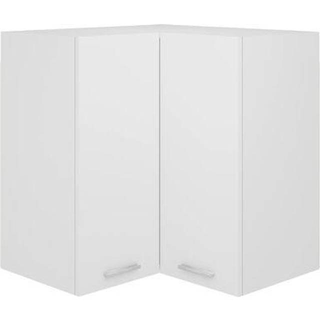 vidaXL Hanging Corner Cabinet Lyon Black 57x57x60 cm Engineered Wood