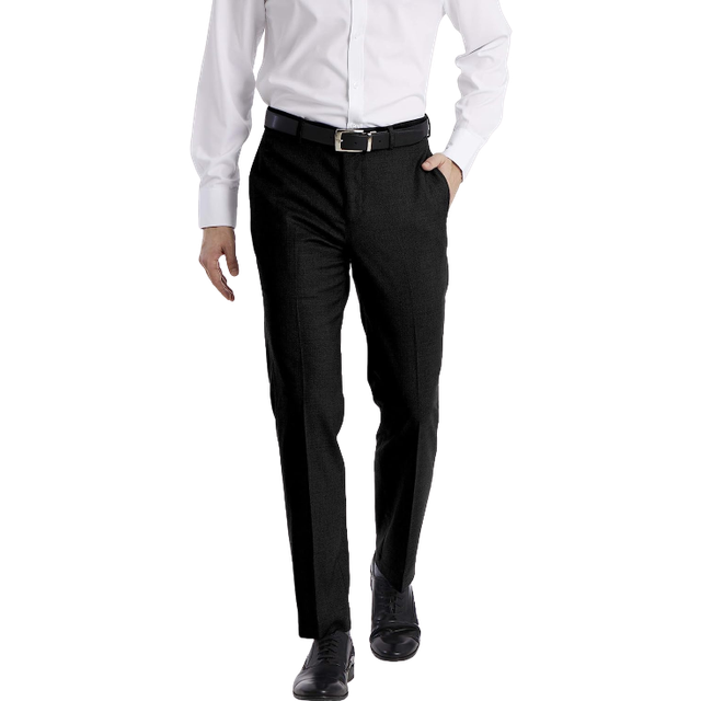 Calvin Klein Men's Slim Fit Dress Pant  Black  34W x 29L