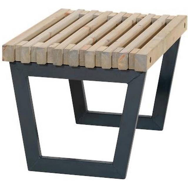 PLUS Siesta skammel/bord, drivtømmerfarve/nåletræ, 80 cm