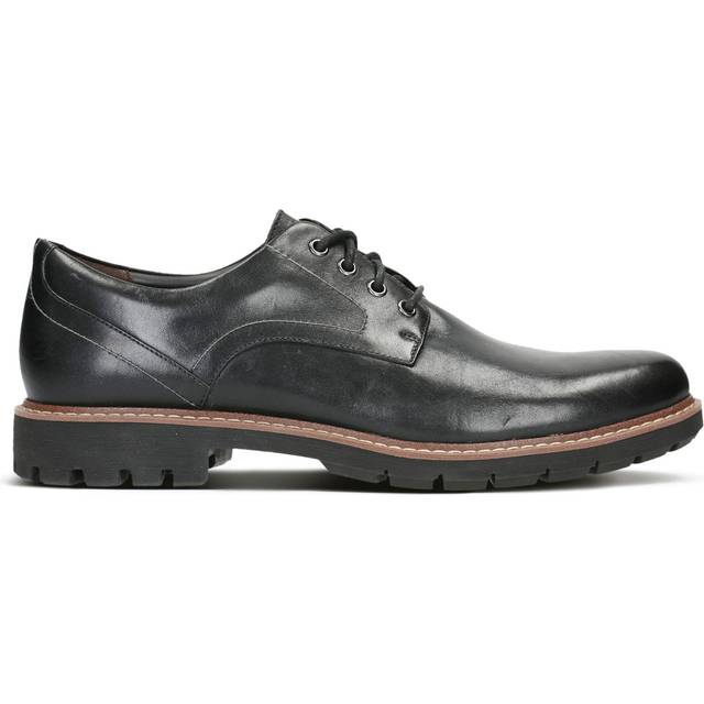 Clarks Batcombe Hall herr Derbys, Svart svart läder, 44.5 EU