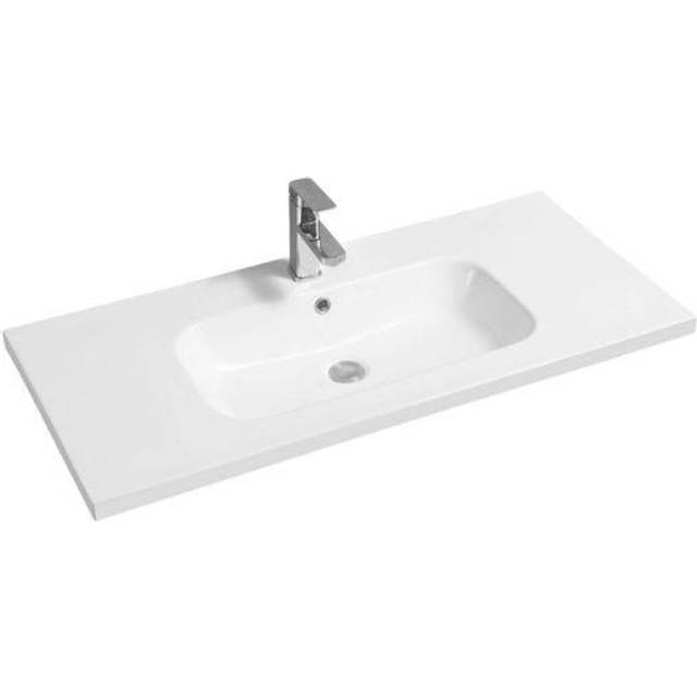 (101cm, Oval - Mid Edge) Ceramic Inset Basins Various Sizes and Styles