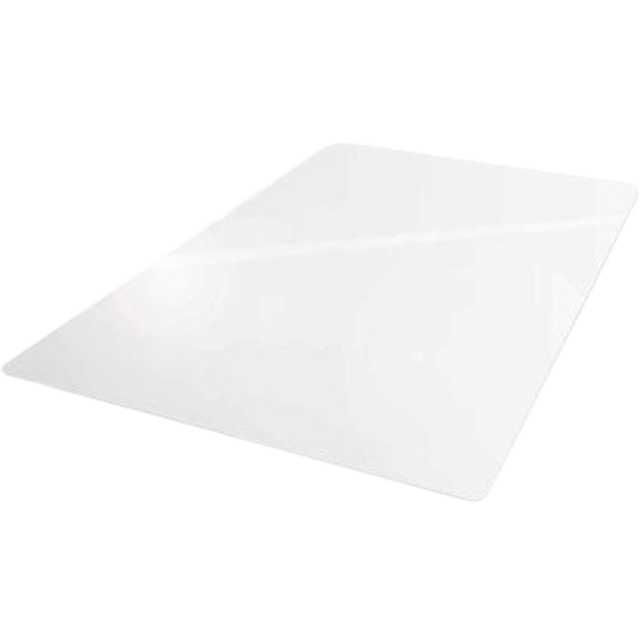 Floortex Ultimat Polycarbonate Rectangular Chair Mat For Hard Floor - 89 X 119Cm, Clear