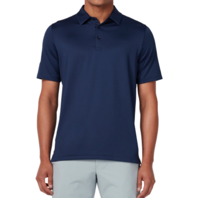 (M, Peacoat Navy) Callaway Mens Swing Tech Solid Colour Polo Shirt