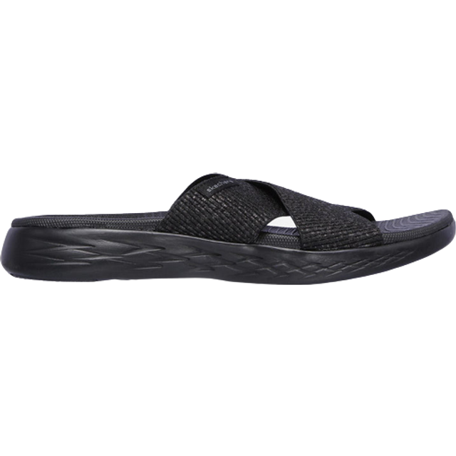 Skechers On-the-go 600 glistening dam Sandaler ,Svart Black Textile Bbk ,38 EU