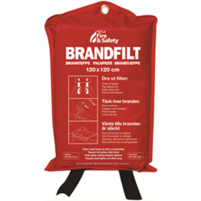 Nexa - Brandfilt 120x120 cm Vit