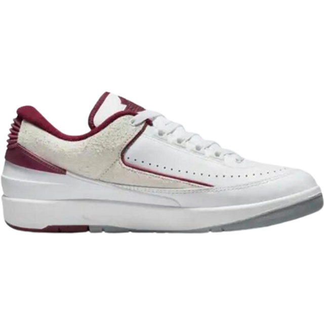 Jordan 2 Retro Low - Herren Sneakers Schuhe Weiß-Rot DV9956-103 ORIGINAL EU 43 US 9.5 vit