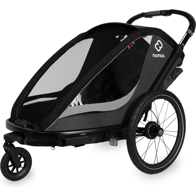 Cykelvagn Hamax Cocoon One 1 barn Grey/Black