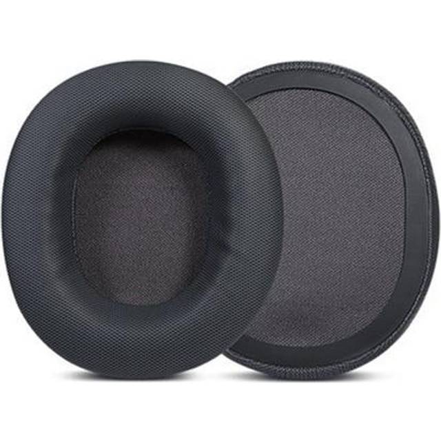 Mjuka Öronkuddar till Steelseries Arctis Pro / Arctis 3 / 5 / 7 - Svart läder
