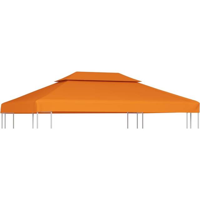vidaXL Paviljongtak 310 g/m² 3 x 4 m gräddvit