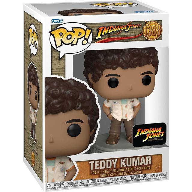 Funko POP! Movies: Indiana Jones 5 – Teddy Kumar – vinyl samlarfigur – presentidé – officiella varor – leksaker för barn och vuxna – filmfans – modellfigur för samlare och display