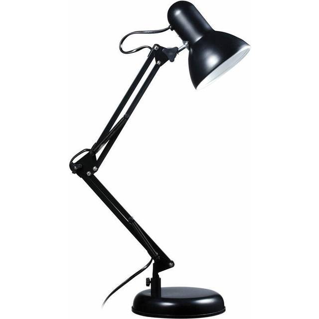 Premier Housewares Adjustable Studio Desk Lamp - Black, Black