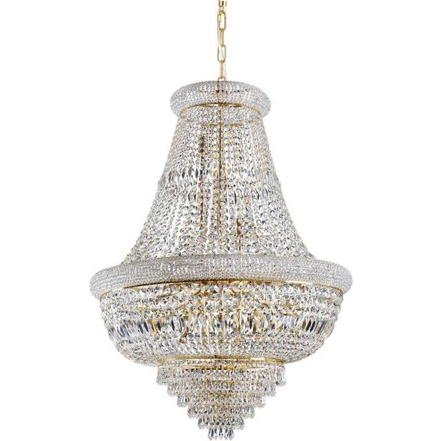 Ideal Lux DUBAI - Indoor Ceiling Chandelier Pendant Lamp 24 Lights Gold, E14